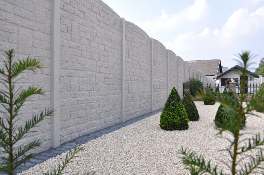 Betonzaun Modell Römischer Verband in Steingarten