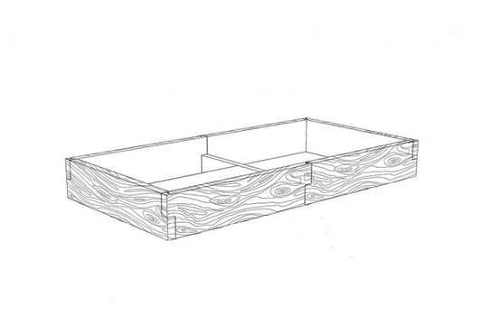 Schematische Zeichnung Hochbeet