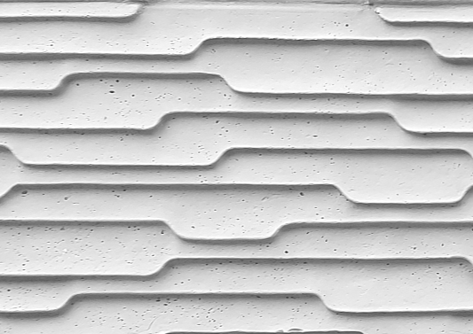 Betonzaun Platte in Nahaufnahme mit grafische Muster Modell Murano