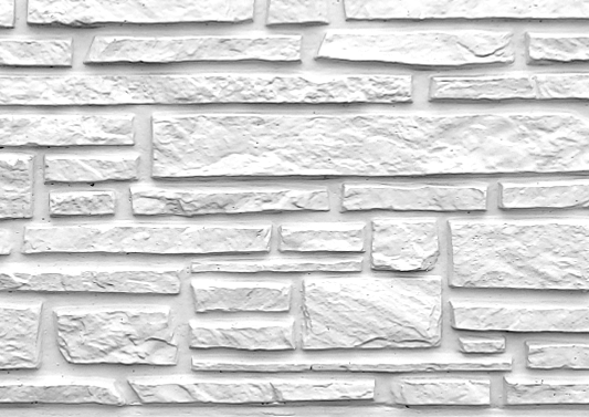 Betonzaun Platte in Nahaufnahme mit Klinker Muster Modell Rustique