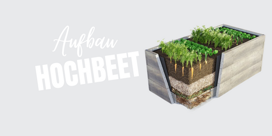 Aufbau eines Hochbeetes
